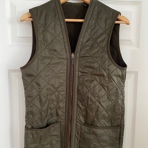 Barbour Polarquilt Mens Vest Small - Zip-In Liner - Like New